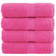 Vidaxl gastendoekjes solund 4 st 600 g m² 30x50 cm roze
