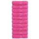Vidaxl gastendoekjes solund 10 st 600 g m² 30x50 cm roze