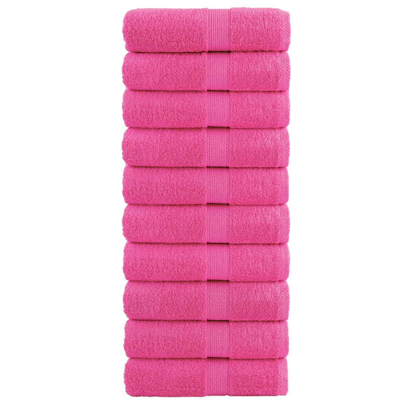Vidaxl gastendoekjes solund 10 st 600 g m² 30x50 cm roze