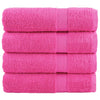 Asciugamani Vidaxx solund 4 pz 600 g m² 50x100 cm rosa