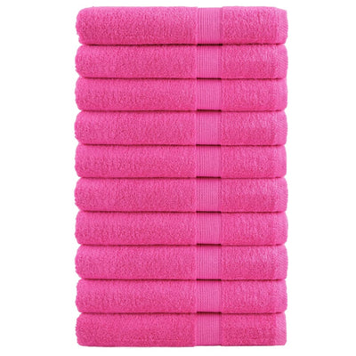 Vidaxl Toalls Solund 10 st 600 g m² 100x200 cm rosa