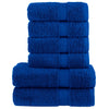Vidaxl Toallas de 6 piezas Solund de 600 g m² azul