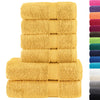 Vidaxl Set di asciugamani da 6 pezzi Solundio 600 g m² colorato in oro