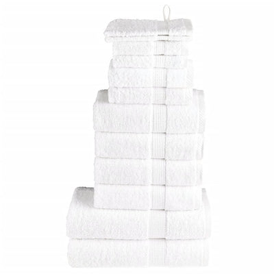 Vidaxl de 12 piezas Solund de toallas de 600 g m² blanco