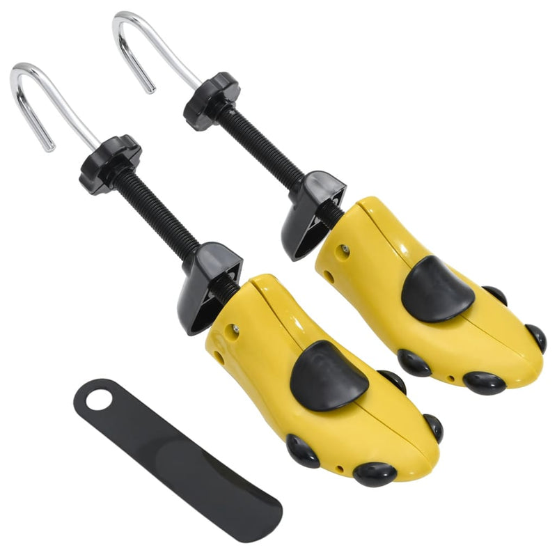 Vidaxl Shoe Spanners con scarpa da giallo in plastica Eu 37-41