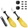 Vidaxl Shoe Spanners con scarpa da giallo in plastica Eu 37-41