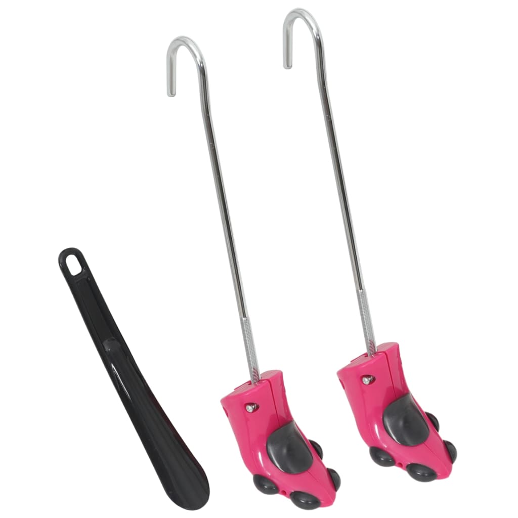 Vidaxl Shoe Spanners con Shoehorn EU 34-40 PLÁSCO PINK