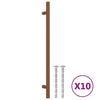 Maniglie VidaXL 10 pz. 224 mm in acciaio inox color bronzo