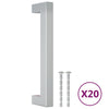 Vidaxl handvatten 20 st 128 mm roestvrij staal zilverkleurig