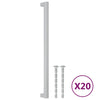 Vidaxl handvatten 20 st 320 mm roestvrij staal zilverkleurig