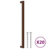 VidaXL tiradores 20 piezas 320 mm acero inoxidable color bronce