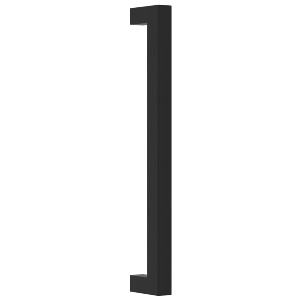 Maniglie VidaXL 10 pezzi 192 mm in acciaio inossidabile nero