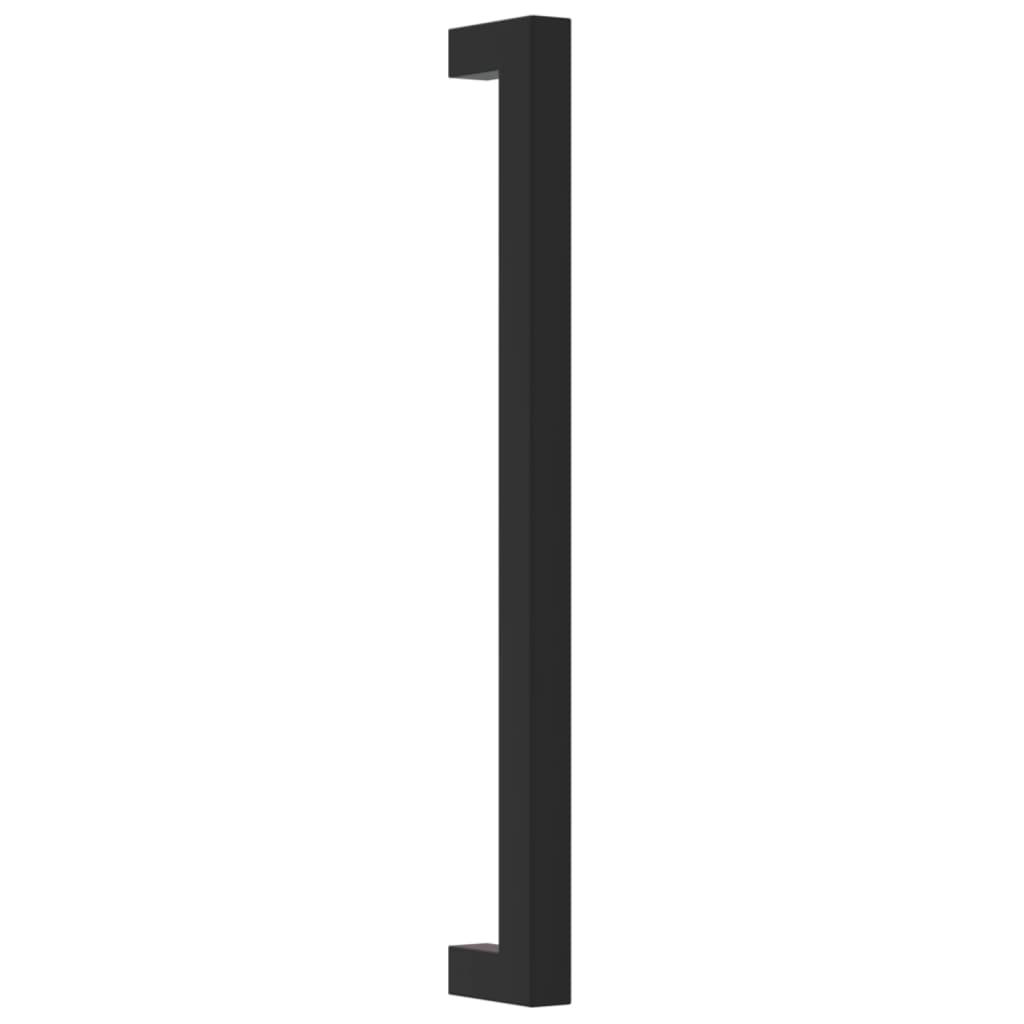 Maniglie VidaXL 10 pezzi 224 mm in acciaio inossidabile nero