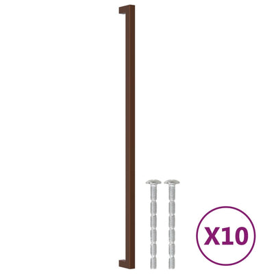 Vidaxl handvatten 10 st 480 mm roestvrij staal bronskleurig
