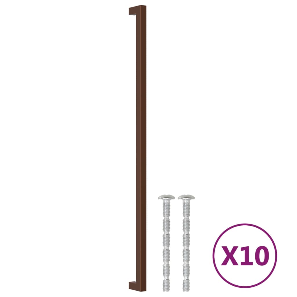 Vidaxl handvatten 10 st 480 mm roestvrij staal bronskleurig