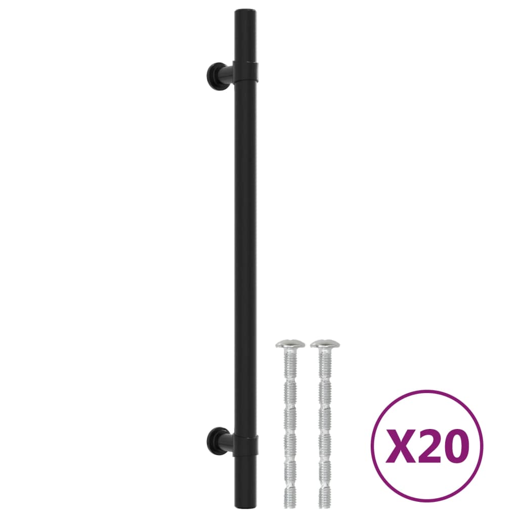 Maniglie Vidaxx 20 pz 192 mm acciaio inossidabile nero