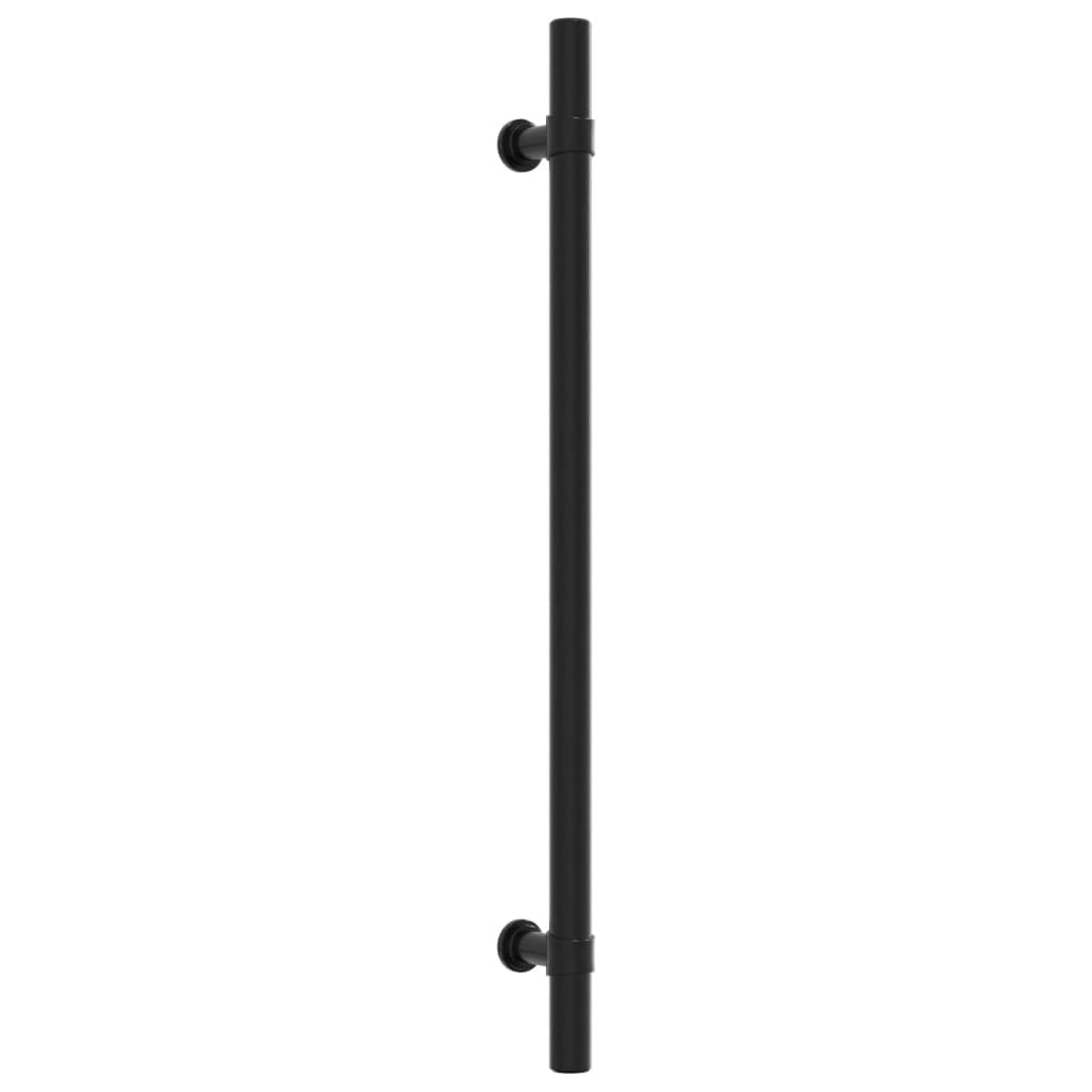 VidaXL tiradores 10 piezas 224 mm acero inoxidable negro
