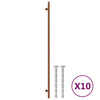 Vidaxl handvatten 10 st 480 mm roestvrij staal bronskleurig