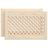 Porte di armadietti Vidaxl con slatta 2 pezzi 59.5x39,5 cm