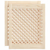 Porte del mobile Vidaxl con latwerk 2 pezzi 49.5x61,5 cm pino solido