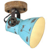 Vidaxl Wall Lampad 25 W E27 11.5x11.5x25 cm Bluserata blu