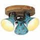 Vidaxl Lampada a soffitto 25 W E27 35x35x25 cm bludenamio blu