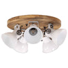 Vidaxl plafondlamp 25 w e27 50x50x25 cm wit