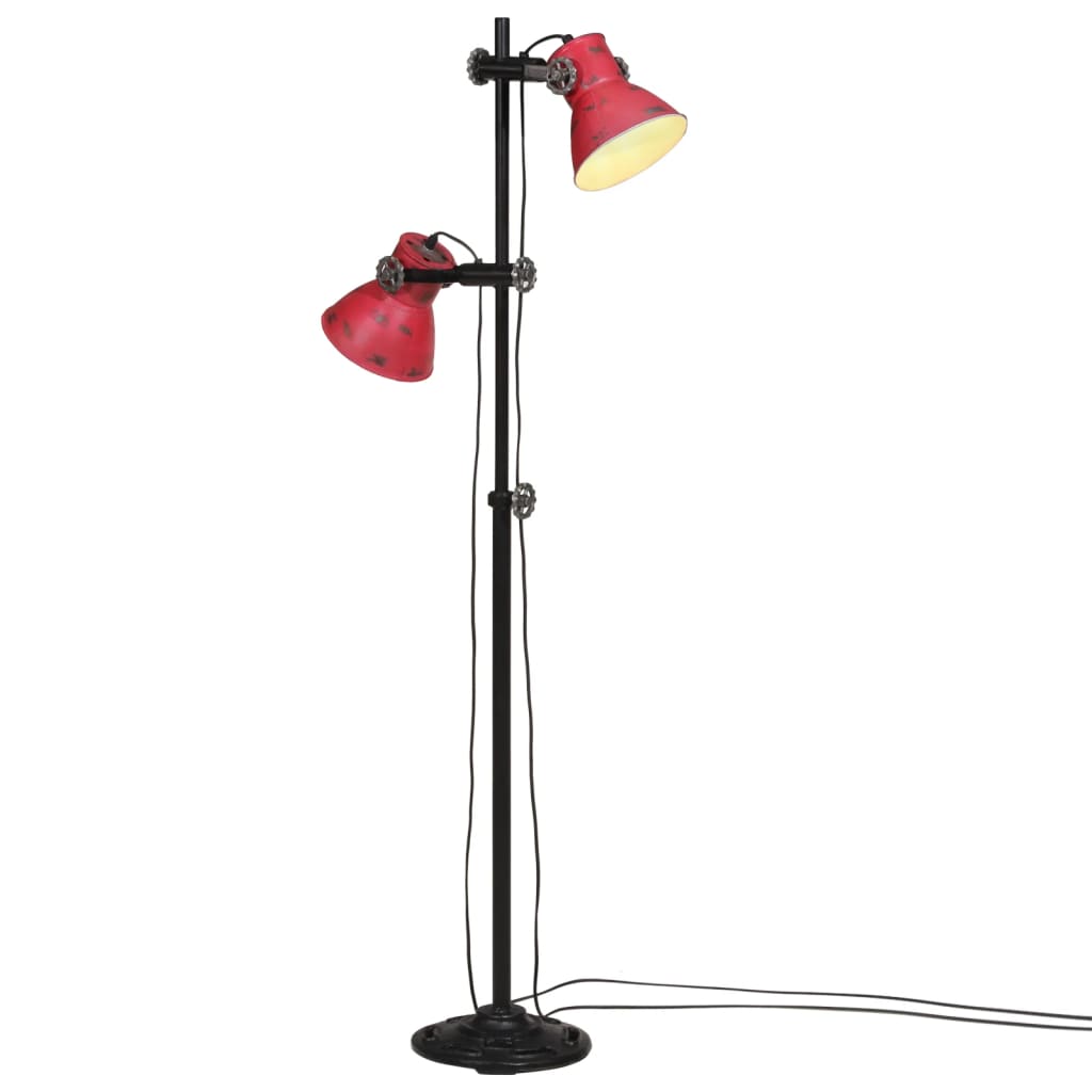 Vidaxl Lampada da pavimento 25 W E27 25x25x90 140 cm Redserato