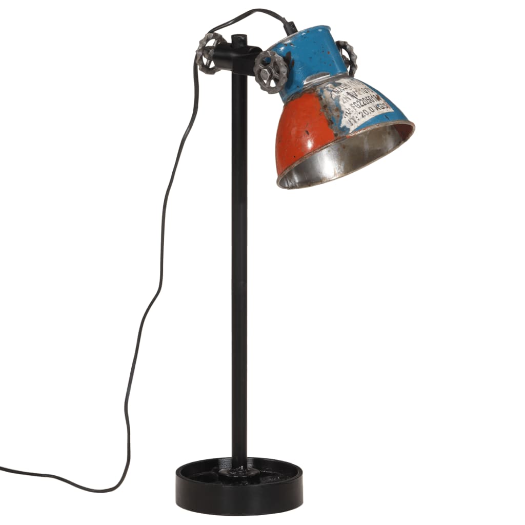 Lampada da scrivania Vidaxl 25 W E27 15x15x55 cm multilorato