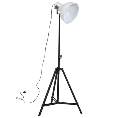Lámpara de piso Vidaxl 25 W E27 61x61x90 150 cm blanco