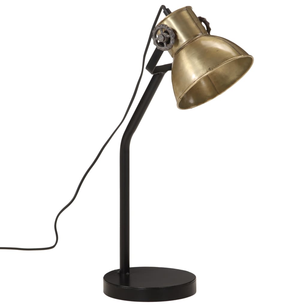 Vidaxl Desk Lamp 25 W E27 17x17x60 cm Brass Colorato