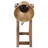 Vidaxl bureaulamp 25 w e27 30x17x40 cm antiek messingkleurig