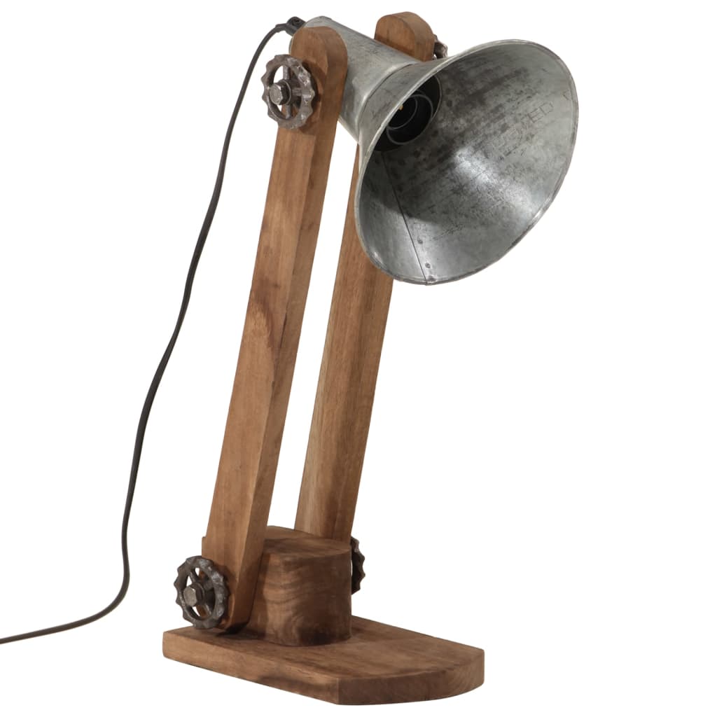 Vidaxl Desk Lamp 25 W E27 23x13x52 cm colorato d'argento vintage