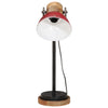 Vidaxl bureaulamp 25 w e27 18x18x60 cm verweerd rood