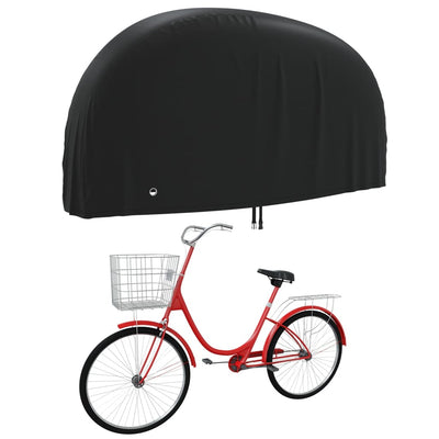 Vidaxl Bicycle Cover 200x70x110 cm 190t Oxford Black