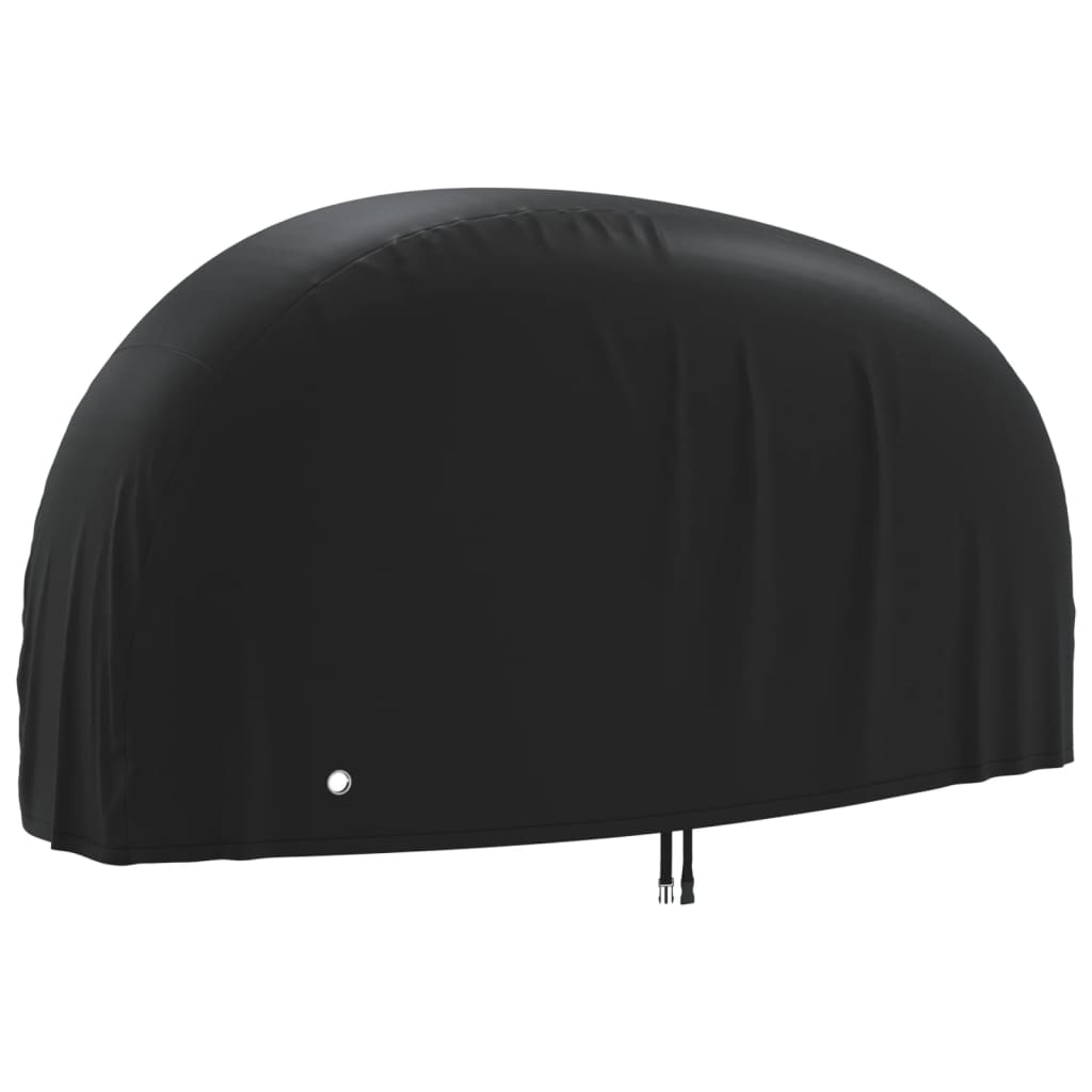 Copertura per biciclette Vidaxl 200x85x110 cm 190t Oxford nero