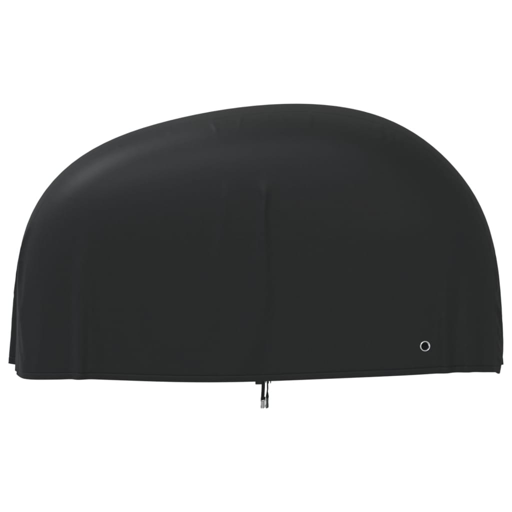 Copertura per biciclette Vidaxl 200x85x110 cm 190t Oxford nero