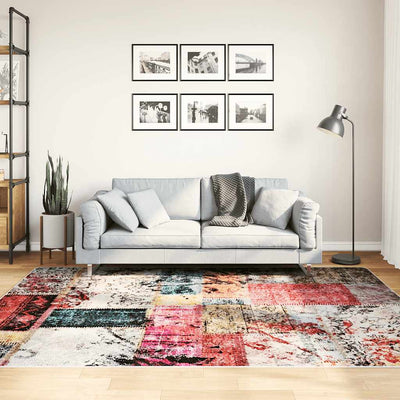 Vidaxl rug washable anti-slip 150x230 cm patchwork multi-colored