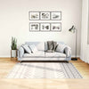 Tappeto vidaxl lavabile antiscivolo 120x170 cm bianco e nero