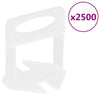 Vidaxl livellamento di livellamento per piastrelle 2500 pezzi 2 mm