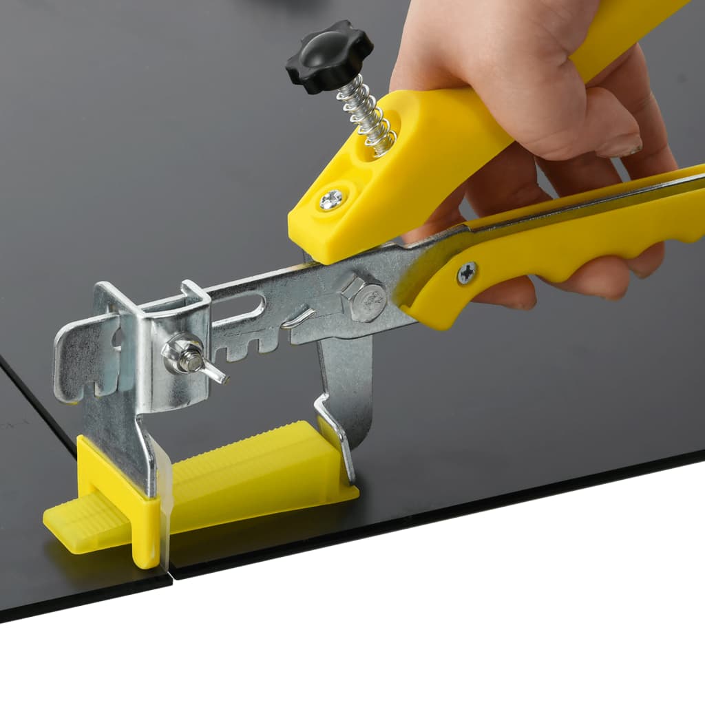 Vidaxl abrazaderas niveladoras para azulejos 1000 uds 3 mm