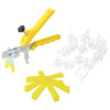 Vidaxl Nivelling System per piastrelle 250 zeppe 500 morsetti 2 mm