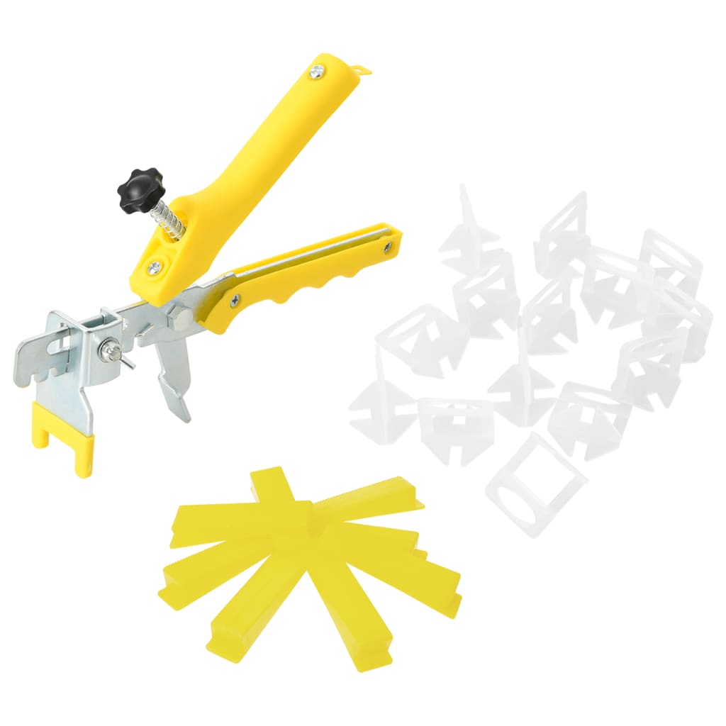 Sistema di livellamento Vidaxl per piastrelle 500 wiggen 2500 morsetti 2 mm