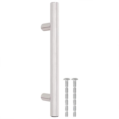 Vidaxl manejas 10 st 96 mm de acero inoxidable de color plateado