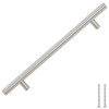 Vidaxl manejas 5 st 192 mm de acero inoxidable de color plateado