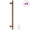 VidaXL tiradores 5 piezas 192 mm acero inoxidable color bronce
