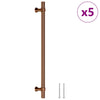 VidaXL tiradores 5 piezas 224 mm acero inoxidable color bronce