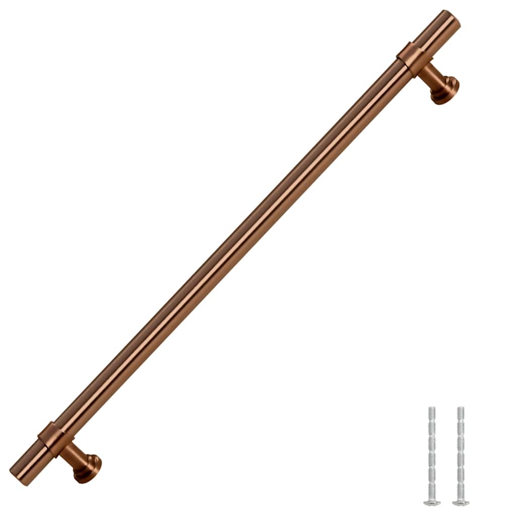 VidaXL tiradores 5 piezas 224 mm acero inoxidable color bronce