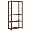 Vidaxl Storage Rack a 5 strati 80x38x170 cm Pinna solido marrone