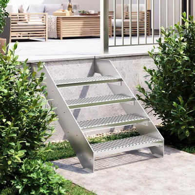 Vidaxl Step Step Grid 70x24x7 cm Acciaio zincato